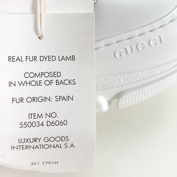 NWT Gucci x SEGA | Flashtrek Calfskin Merino Wool Leather High Top Boots Sz 39.5 - Picture 8 of 15